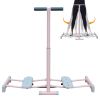 Ski Machine Foldable, Simulated Ski Trainer with 4-Level Adjustable Non-Slip Pedal Armrest, Pelvic Floor Muscle Trainer for Home