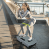 Silent Vibration Platform Crazy Fitness Massage 10-Frequency Weight Loss & Fat Burner Body Shaking Machine For Unisex Grey033