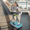 Silent Vibration Platform Crazy Fitness Massage 10-Frequency Weight Loss & Fat Burner Body Shaking Machine For Unisex Blue