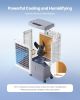 VEVOR Evaporative Air Cooler, 1800 CFM with 6.8 Gallon Water Tank Swamp Cooler, Portable Cooling Fan with Remote Control, 12H Timer, 4 Ice Boxes