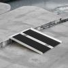 Compact Wheelchair Ramp, 3ft, Lightweight Aluminum, Travel-Friendly, Black