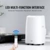 VEVOR 14,000 BTU Portable Air Conditioners, 3-in-1 Portable AC Unit with Remote Control, for 550-700 Sq.Ft