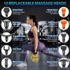 Massage Gun, Deep Tissue Back Massage for Athletes for Pain Relief, Percussion Massager with 10 Massages Heads & Silent Brushless Motor