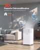 VEVOR 30 Pints Dehumidifier for Home & Basement, Drain Hose for Commercial & Industrial Use, Smart Humidity Control, Low Noise for Large Rooms