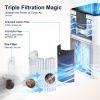 MOOKA Air Purifiers for Home Large Room Up to 1250 Ft², H13 HEPA Air Purifier for Pets Dust Odor Smoke, Aromatherapy Function