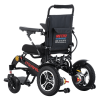 Black folding electric wheelchair.  24V / 500W 35km / h mobility scooter.  Foldable travel portable flight mobility scooter, medium-sized motorcycle