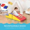 2-Piece Climb and Crawl Activity Soft Play Set, Secure Foam Blocks Playset for Toddler Preschooler Babies Indoor, Activity Structure Play Equipment