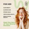 Biotin and Collagen Peptide Gummies for Hair Growth Skin and Nails 12000 Mcg Biotin Chewables with Keratin Max Strength Beauty Gummies for Women and M