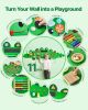 VEVOR Dinosaur Activity Wall Busy Board Panels, 11 Activities, Montessori Sensory Wall Toy for Kids 3-12 Years, Montessori Learning Activity Center