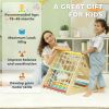 Qaba 5 in 1 Pikler Triangle Set, Indoor Toddler Climbing Toys with Slide & Sandbags, Montessori Climber, Baby Gym Play Set