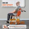VEVOR EMS Stair Chair, 350 lbs Load Capacity, Foldable Aluminum Emergency Stair Climbing Wheelchair with 2 Wheels