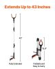 VEVOR Grabber Reacher Tool, 43" Foldable Reacher Grabber Pickup Tool with 360° Rotating Jaw, Magnet and LED Light