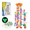 VEVOR Marble Run Set, 230 PCS with Motorized Elevator, with 15 Plastic Marbles, Marble Maze Building Block Brain Game