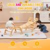 VEVOR Pikler Triangle Set, 5 in 1 Toddler Climbing Toys Indoor Playground, Ramp, and Arch, Montessori Climbing Set with Triangle
