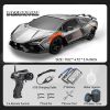 Remote Control Car RC Drift Car 1:16 Scale 4WD 18KM/H High Speed Model Vehicle 2.4GHz with LED Lights Spray Rubber Tire Racing Sport Toy for Adults Bo