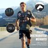 VEVOR Weighted Vest, 20 lbs Weight Vest with Reflective Stripe, Adjustable Buckle Body Weight Vest for Men Women