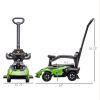 Green Toddler Sliding Car | 2-IN-1 Ride On Push Car, Essenza SCV12 Licensed with Horn Sound Wheel, Stroller Walking for Boys Girls