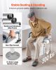 VEVOR Bedside Commode Chair, 500 lbs Capacity, 4-in-1 Portable Toilet and Raised Toilet Seat with Padded Seat & Backrest, Detachable 5L Bucket