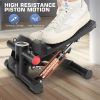 Upgraded Hydraulic Silent Stepper for Home Use with LCD Display Adjustable Resistance Double Resistance Bands 330lbs Capacity Foldable Storage Leg Exe