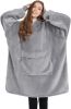 Krifey Wearable Blanket Hoodie, Oversized Sherpa Hooded as Birthday Gifts Christmas Gifts for Mom Women Girlfriend Men