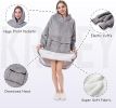 Krifey Wearable Blanket Hoodie, Oversized Sherpa Hooded as Birthday Gifts Christmas Gifts for Mom Women Girlfriend Men